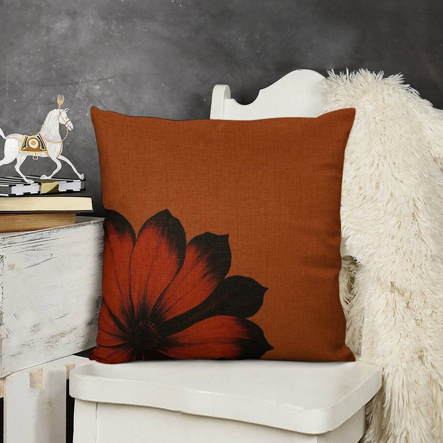 Design Custom Linen Pillow Case 18x18 Inch (Two-Side Printing) (Set of 4)