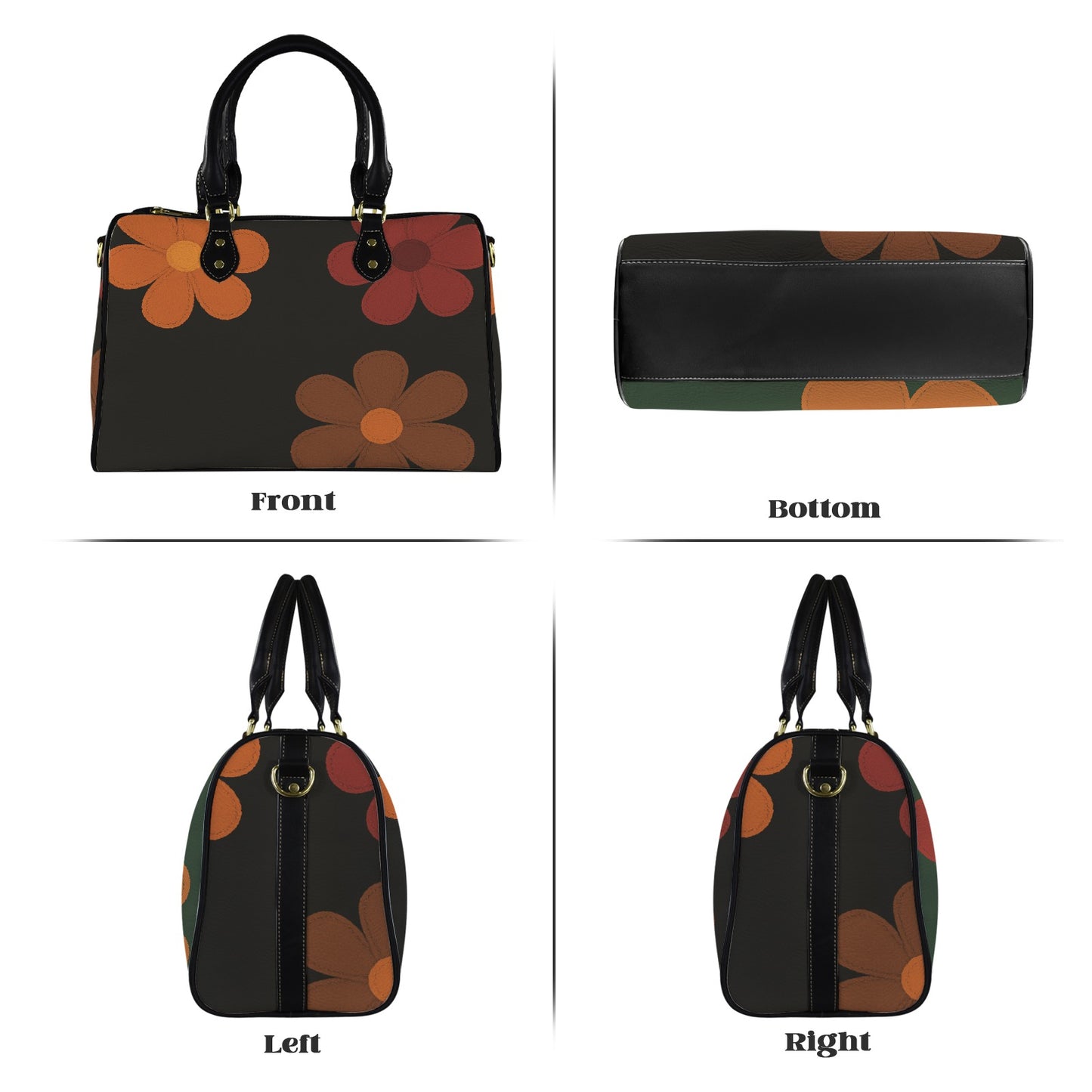 Custom Small Travel Bag-Black Handle