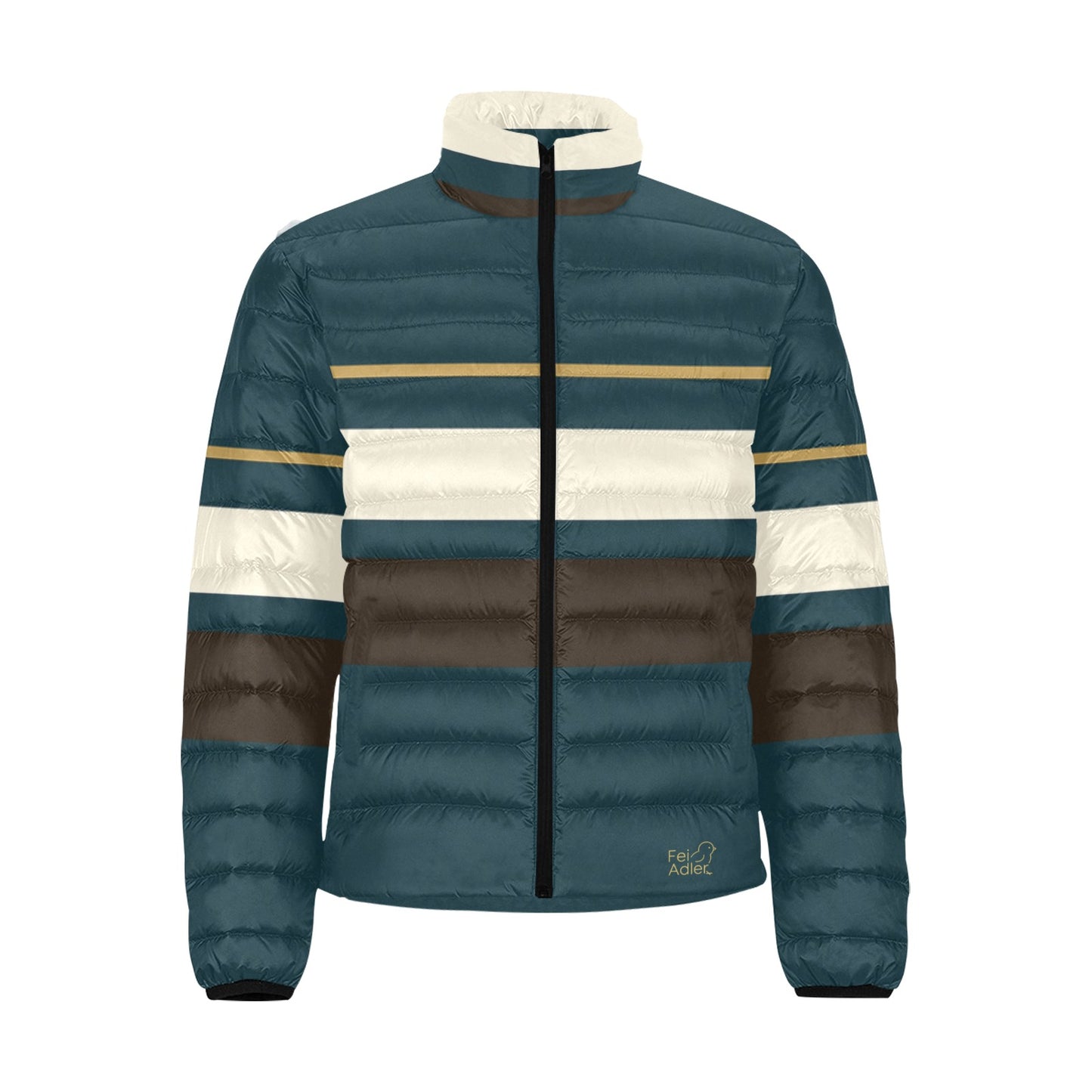 Men's Stand Collar Padded Lightweight Bomber Jacket(ModelH41)