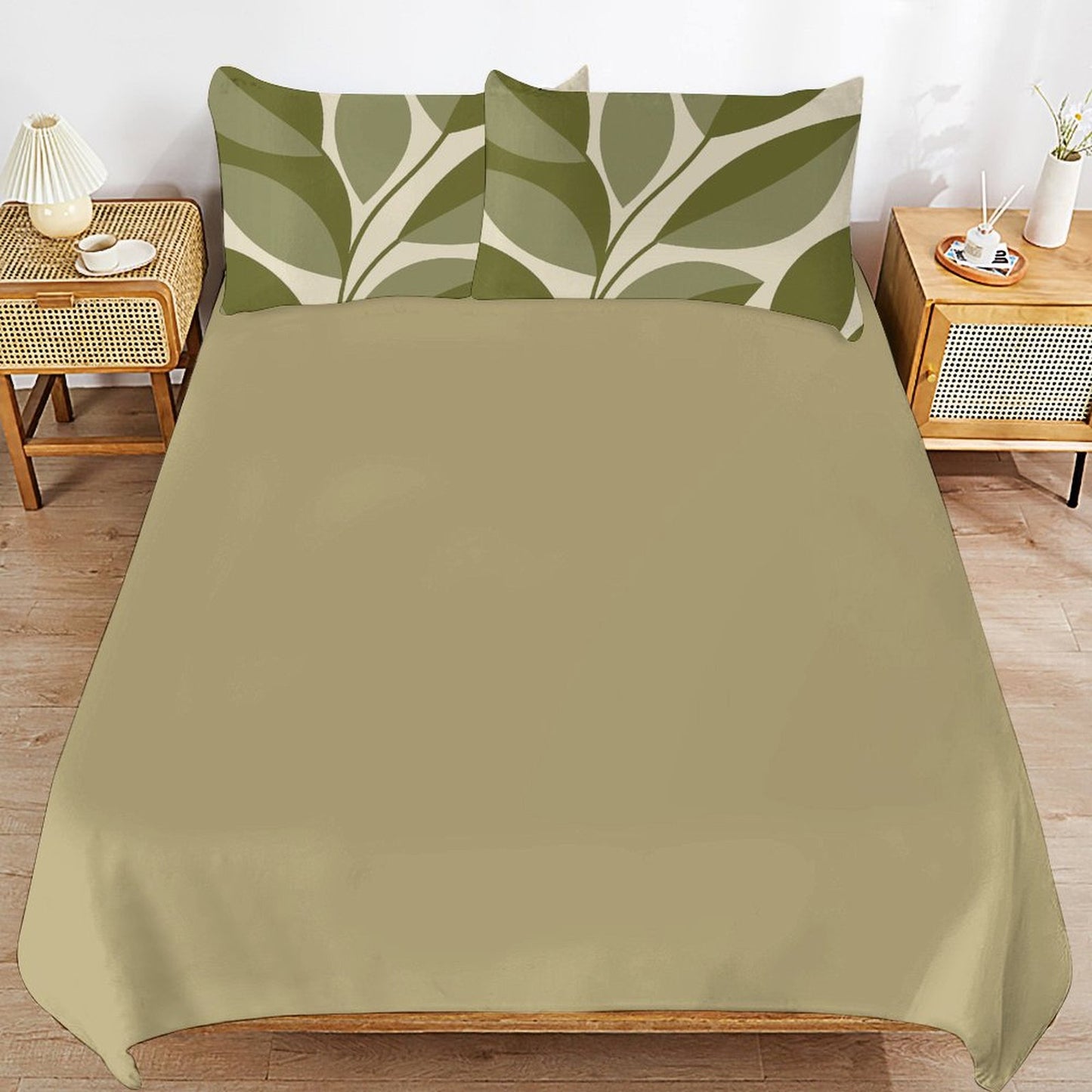 Design 3-Piece Bedding Set (1 Duvet Cover + 2 Pillow Shams) – 102"×90"