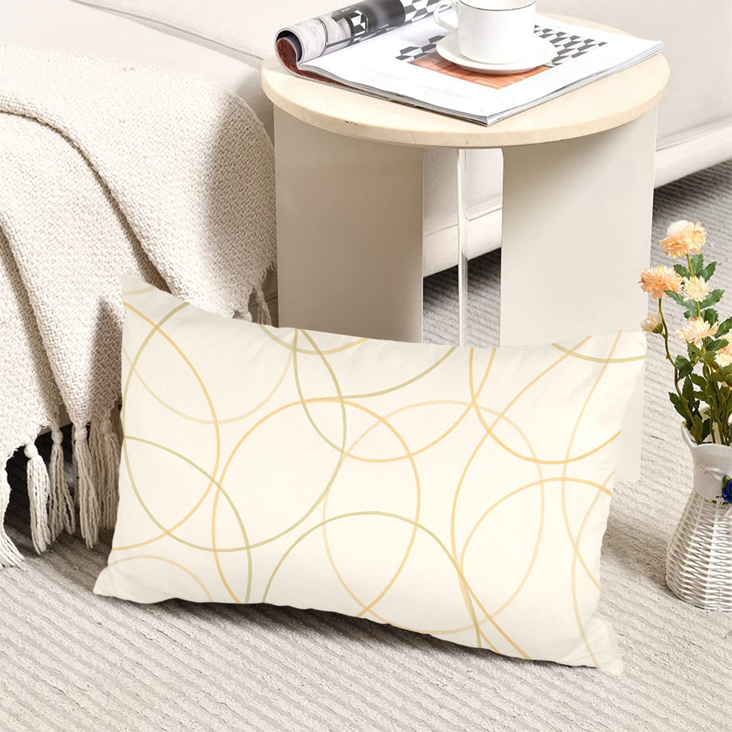 Peach Skin Pillowcase 20"x12" (One Side Printing)(2 Pack)