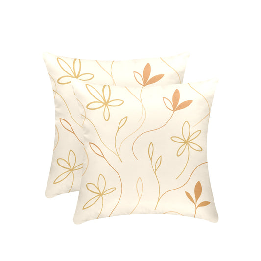 Peach Skin Pillowcase 16"x16"(One Side Printing)(2 Pack)