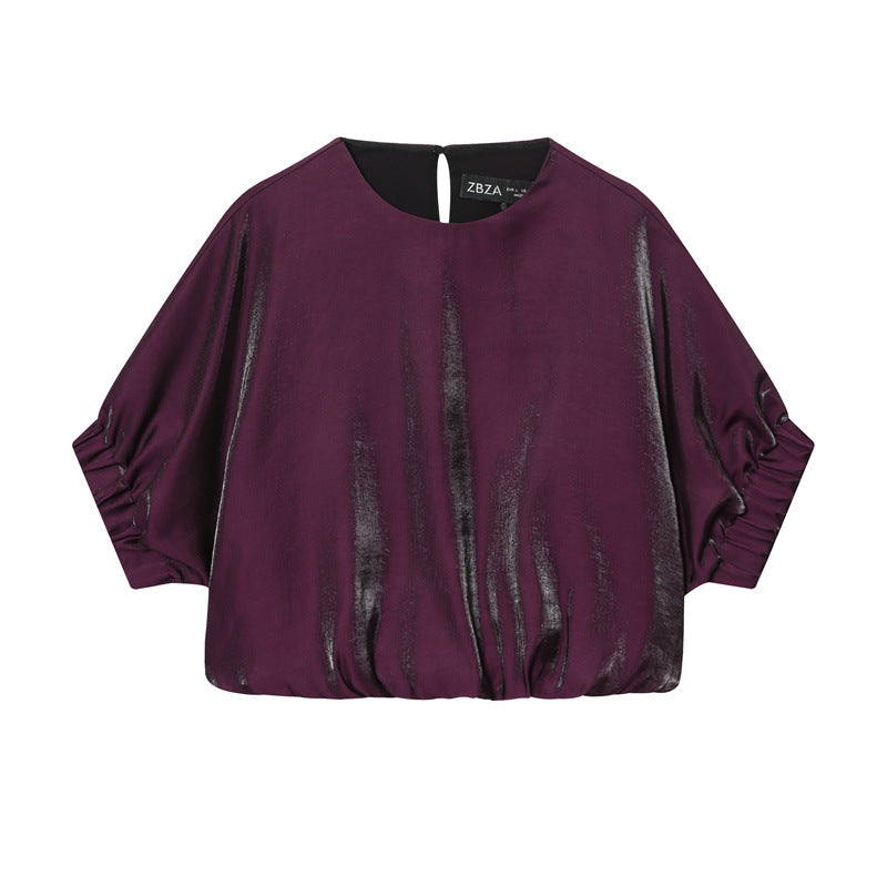 Completo con pantaloni e cintura a palloncino