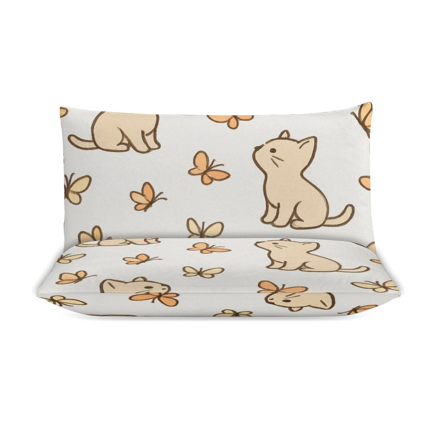 Design 3-Piece Bedding Set (1 Duvet Cover + 2 Pillow Shams) – 86"×70"