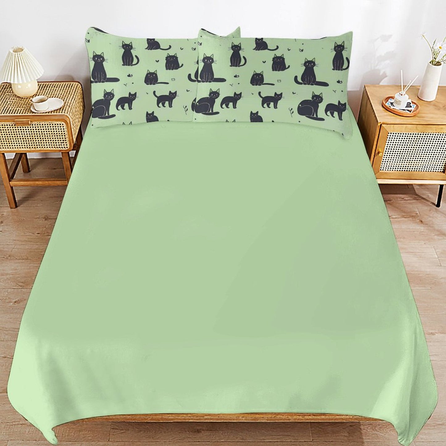 Design 3-Piece Bedding Set (1 Duvet Cover + 2 Pillow Shams) – 79"×90"