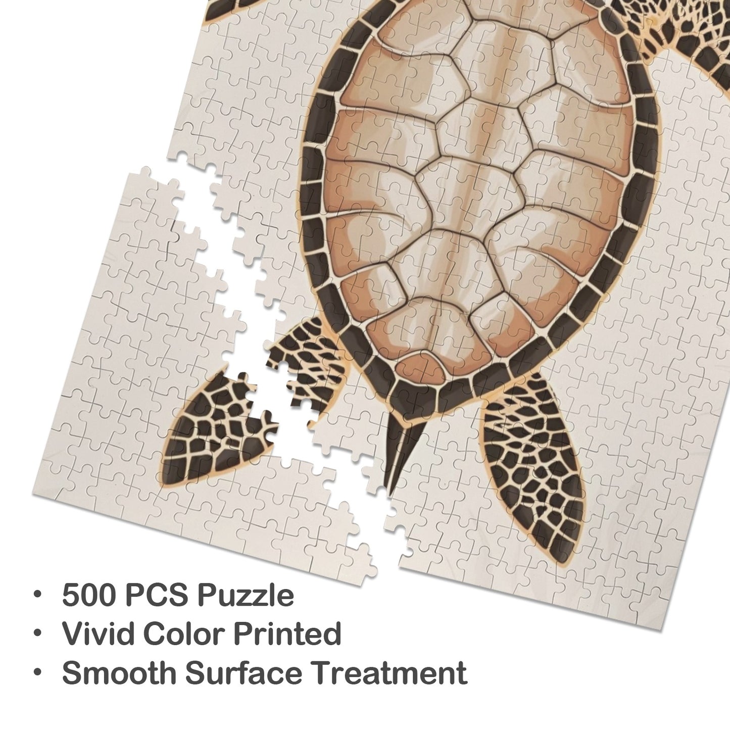 100 500-Piece Wooden Jigsaw Puzzles (Vertical)