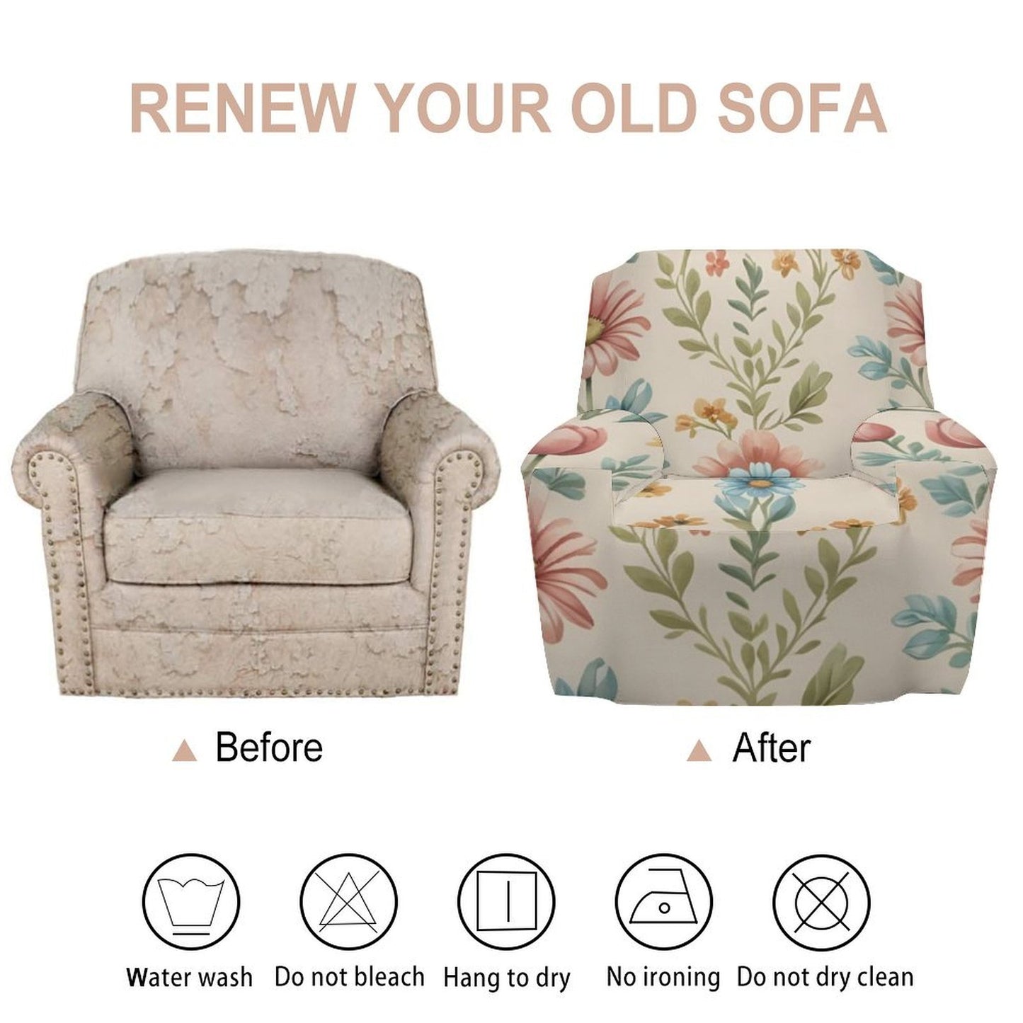 Design Single Sofa Cover