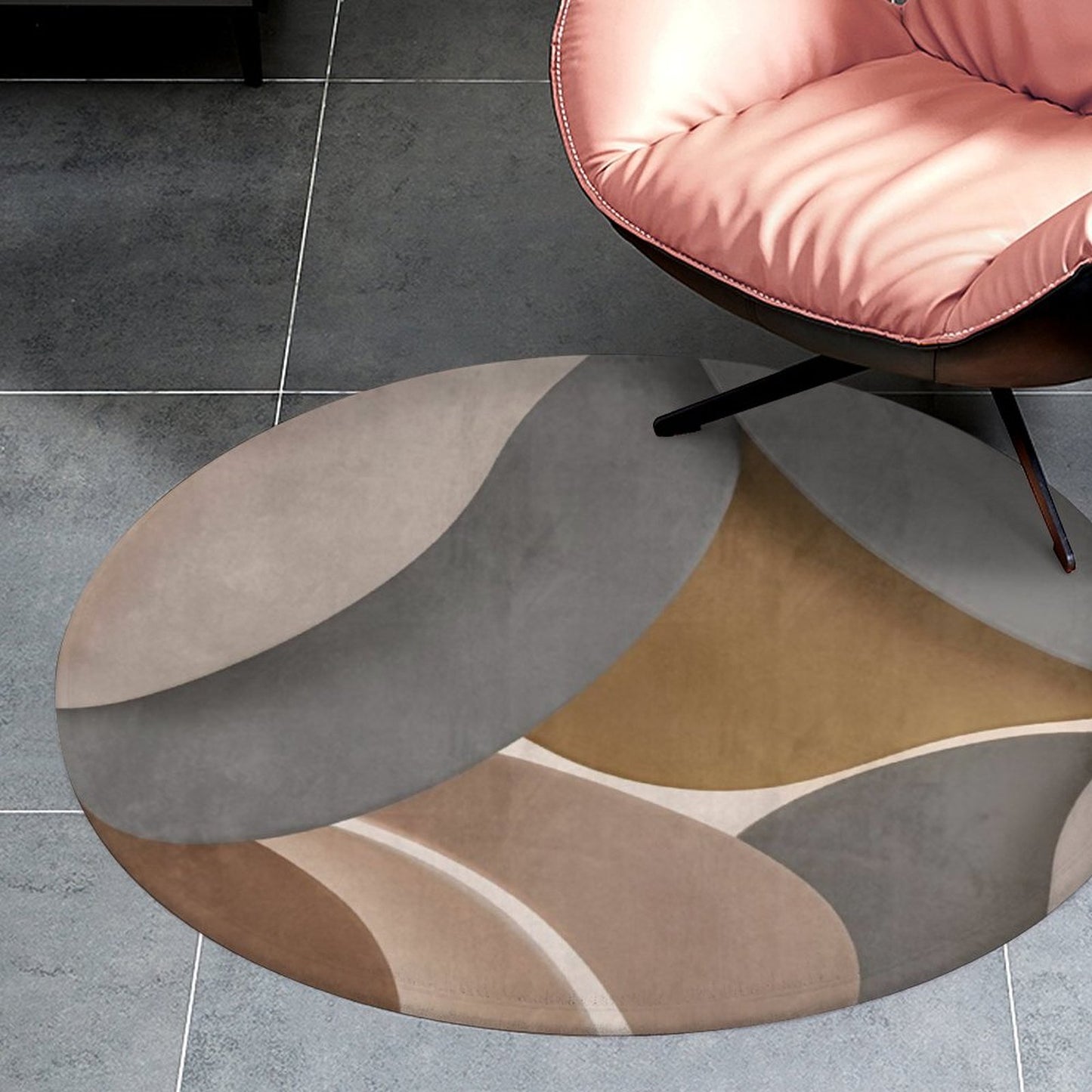 Design Coral Velvet Floor Mat (80*80cm)
