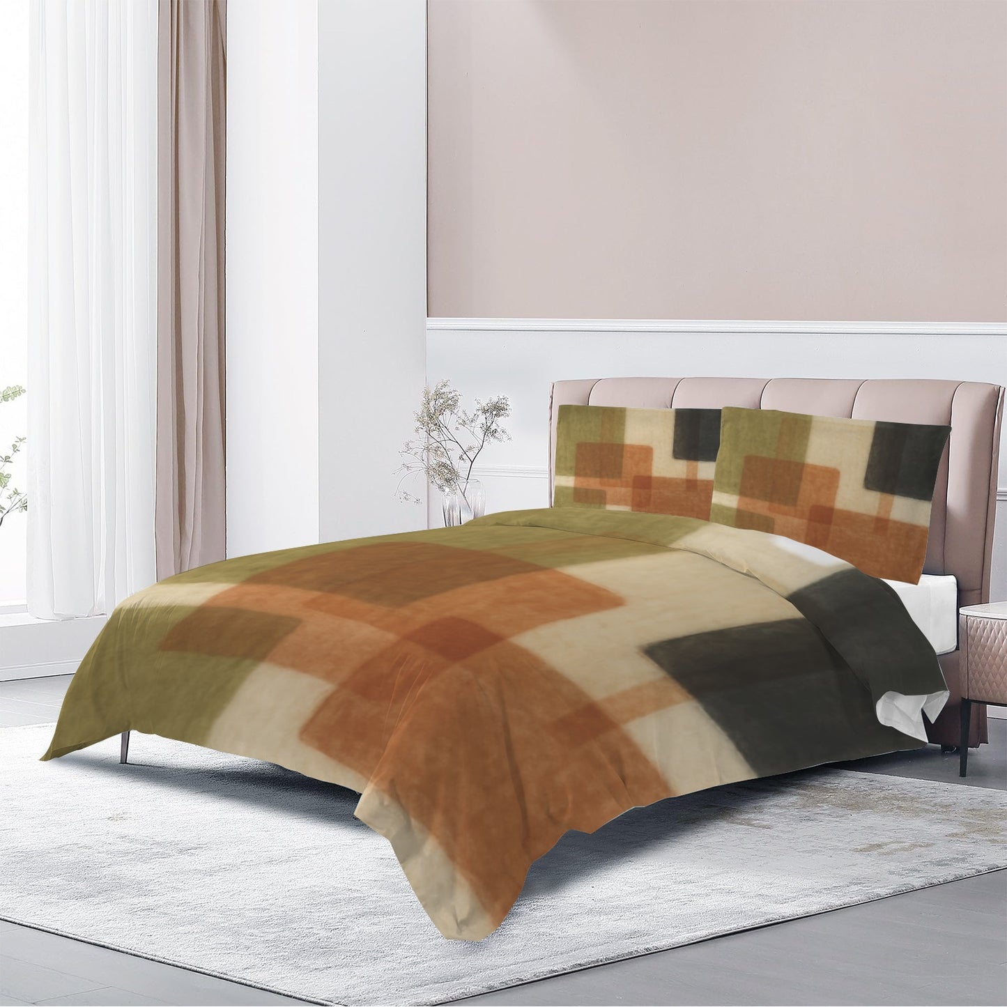 Custom Fitted Sheet 4-Piece Set (145x215x27 cm)