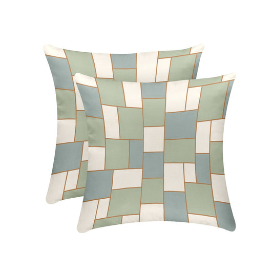 Peach Skin Pillowcase 18"x18" (One Side Printing)(2 Pack)
