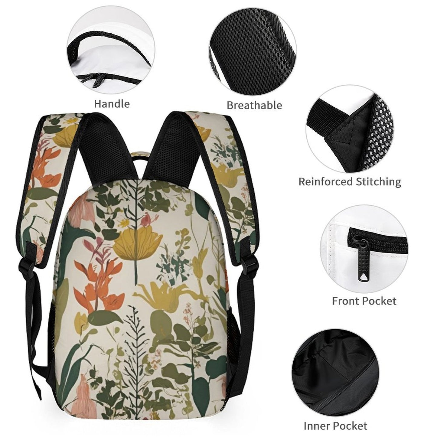 Design All Over Print 3-in-1 Backpack Combo Set