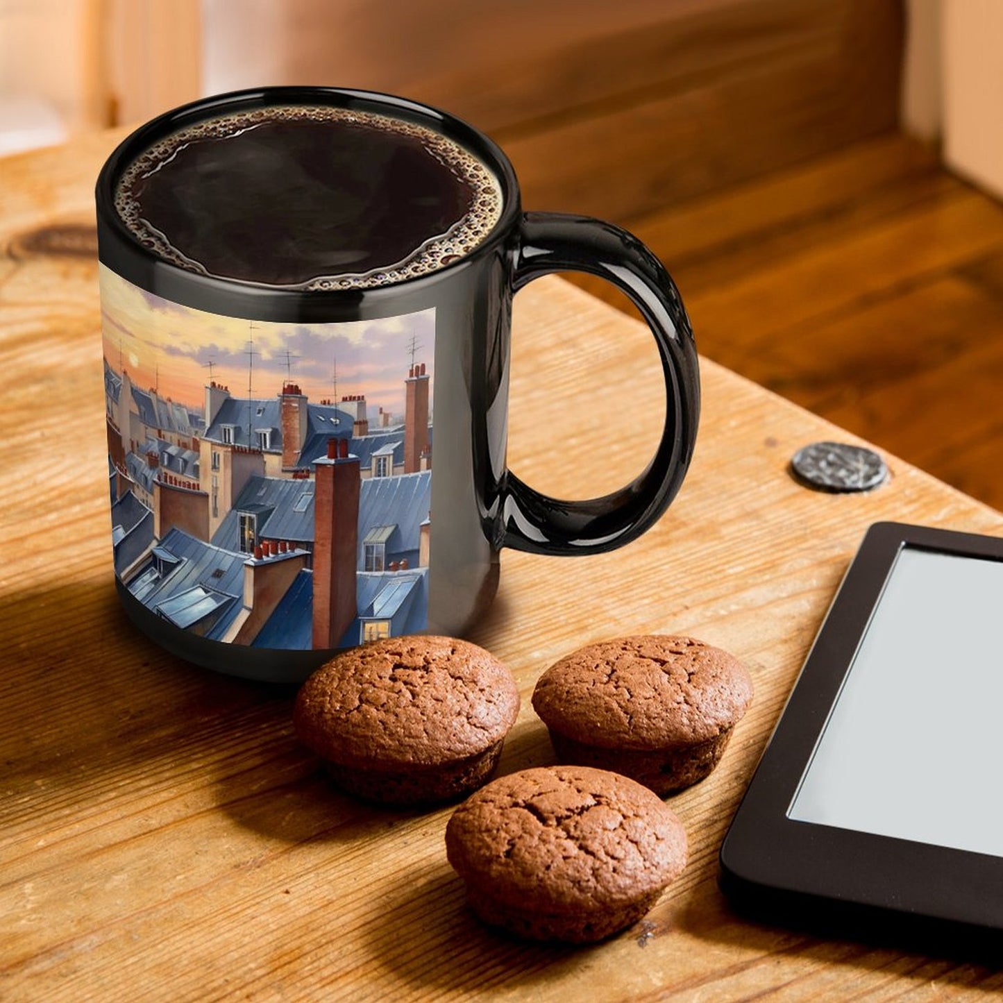 Tazza nera di design