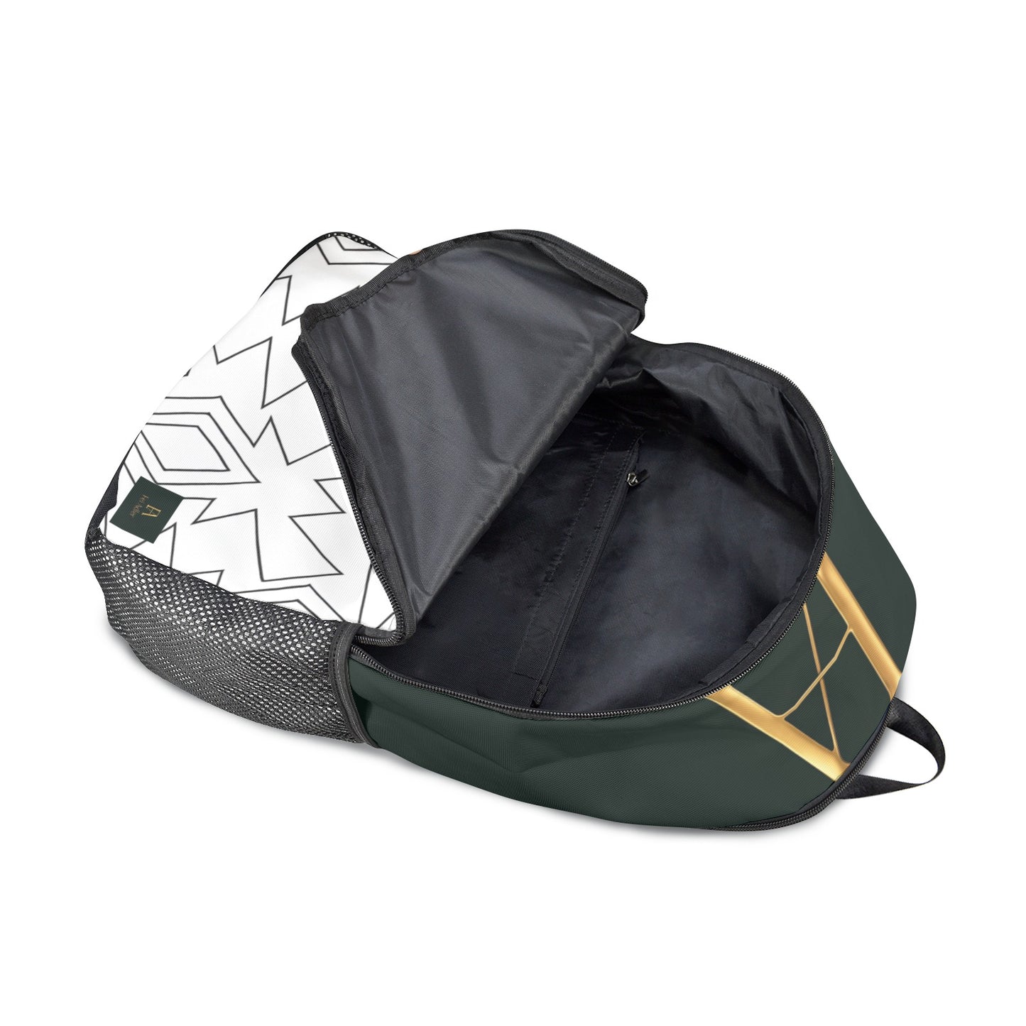 Unisex Casual Backpack with Side Mesh Pockets (Model 1659)