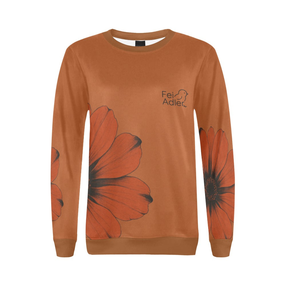 Women's All Over Print Sweatshirt (Model H18)