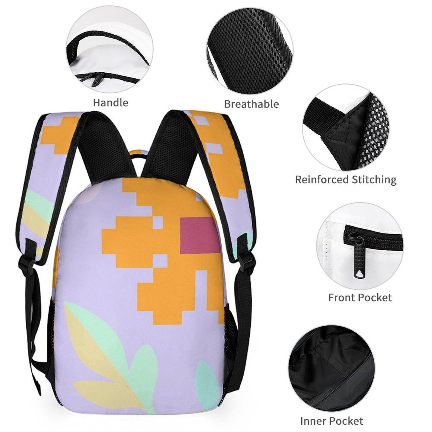 Design All Over Print 3-in-1 Backpack Combo Set