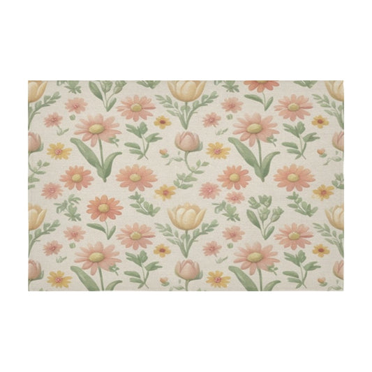 47 (4) Cotton Linen Tablecloth 90"x60"
