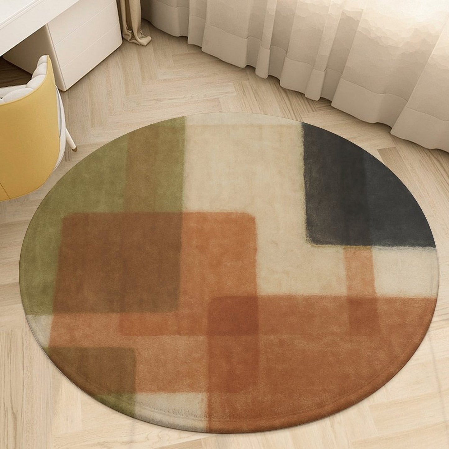 Design Coral Velvet Floor Mat (90*90cm)