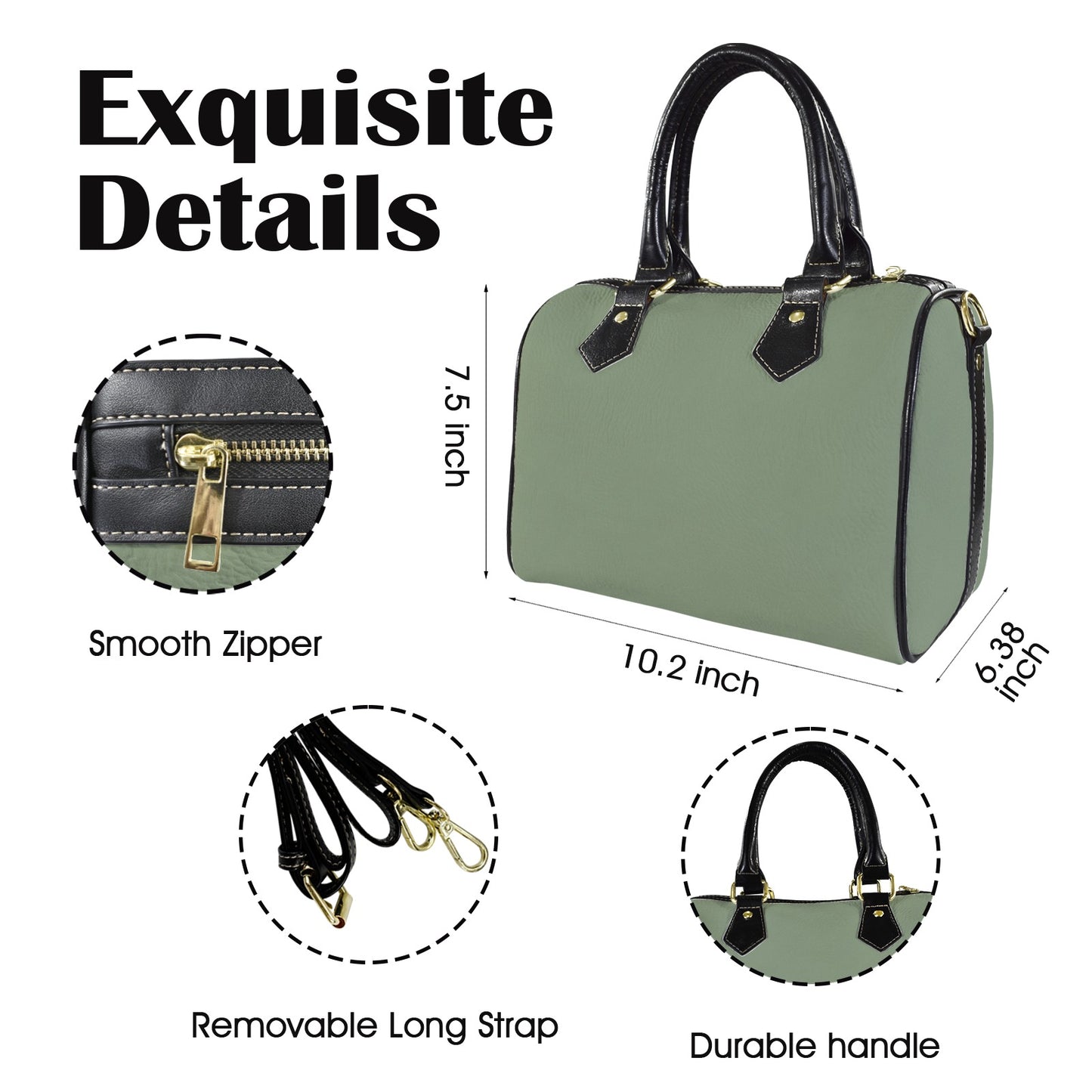 Custom Mini Travel Bag-Black Handle