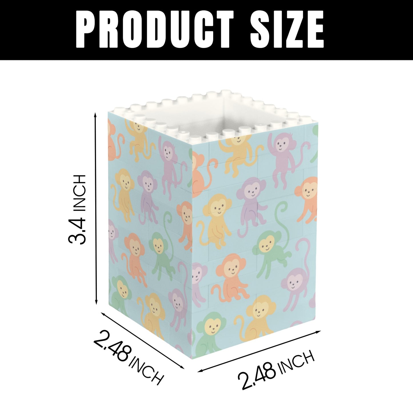 Portamatite in mattoncini da costruzione