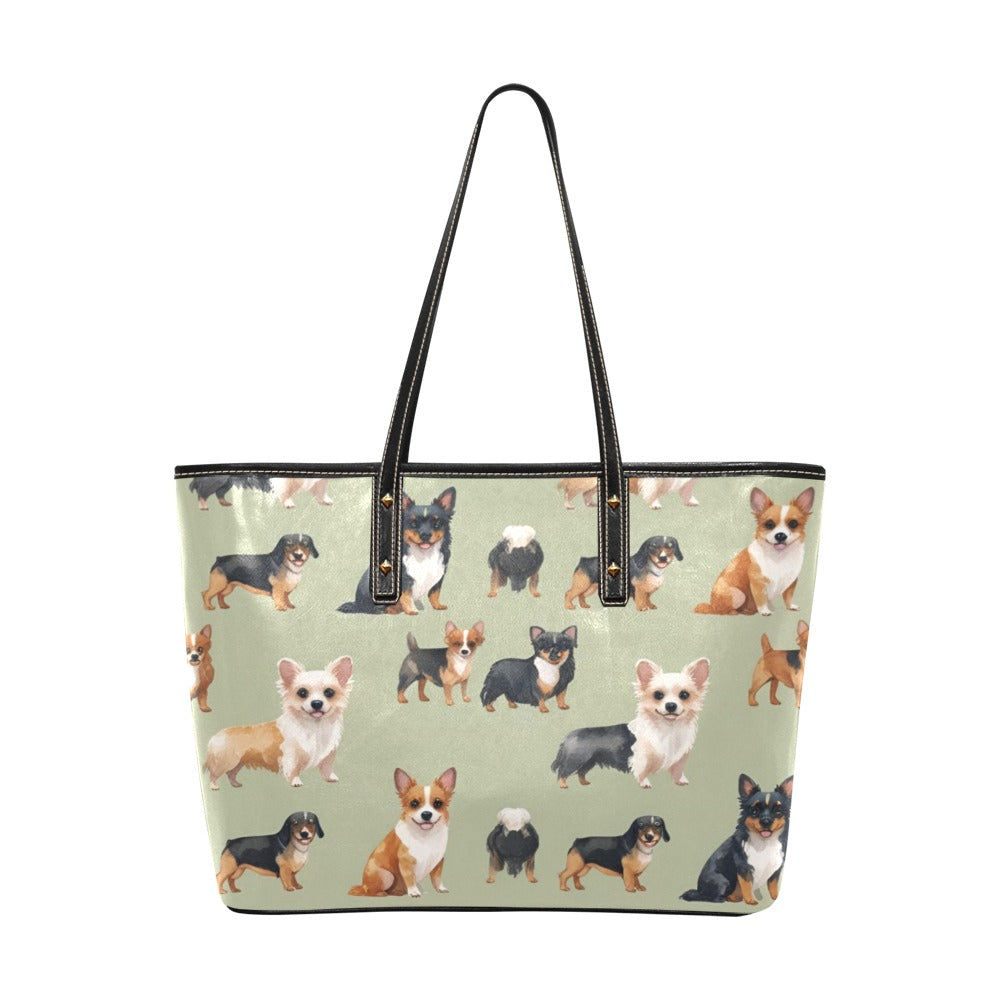 45 (2) PU Leather Tote Bag(Model1709)