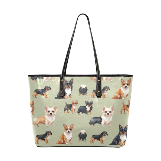 45 (2) PU Leather Tote Bag(Model1709)