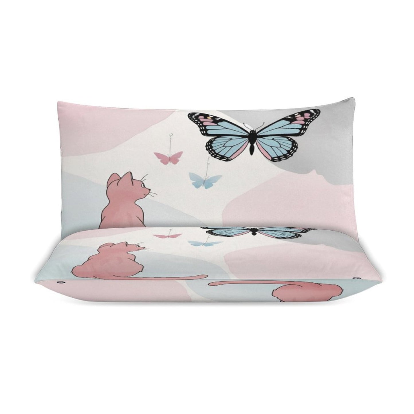 Design 3-Piece Bedding Set (1 Duvet Cover + 2 Pillow Shams) – 86"×70"