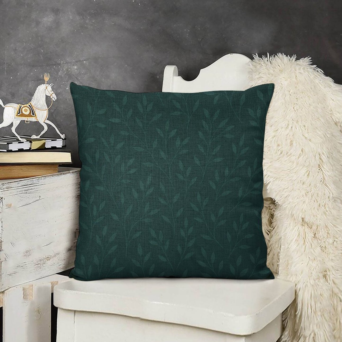 Design Custom Linen Pillow Case 18x18 Inch (Two-Side Printing) (Set of 4)