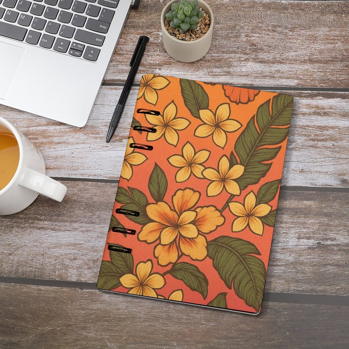 Quaderno con raccoglitore di design (A5)