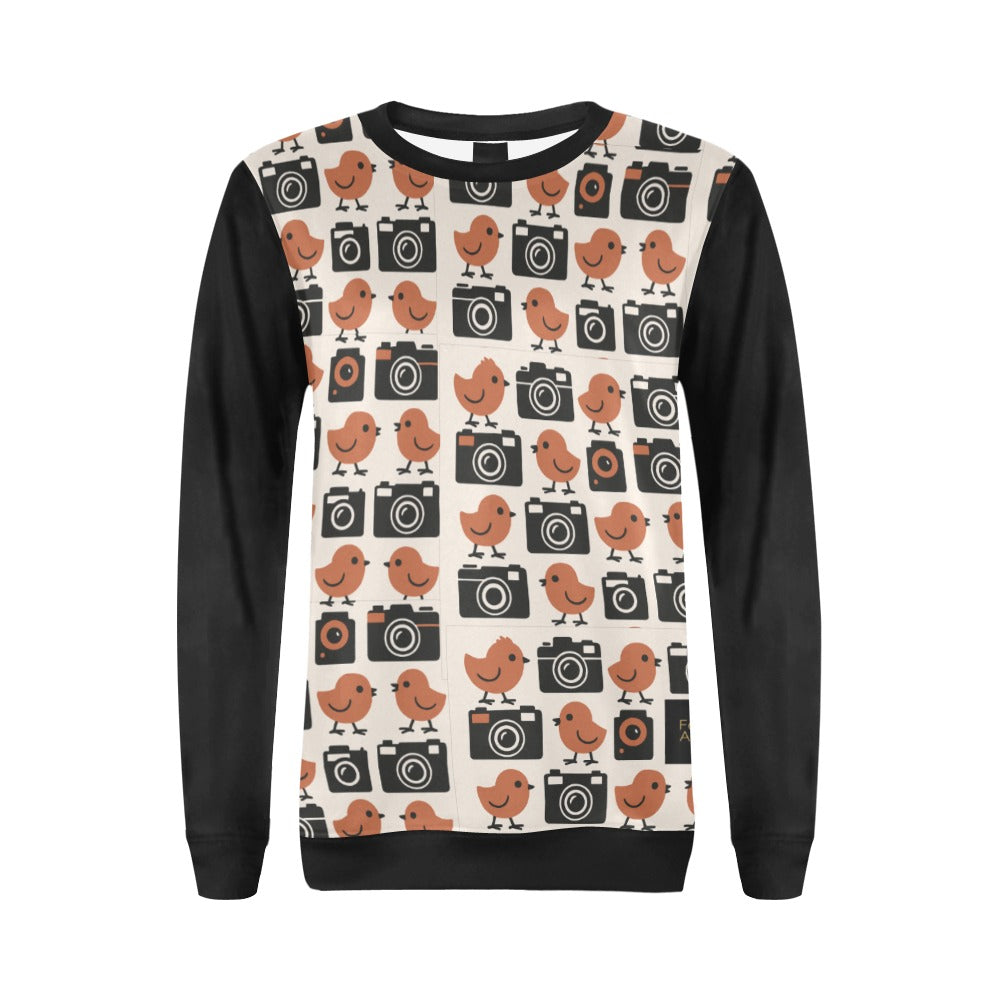 Women's All Over Print Sweatshirt (Model H18)