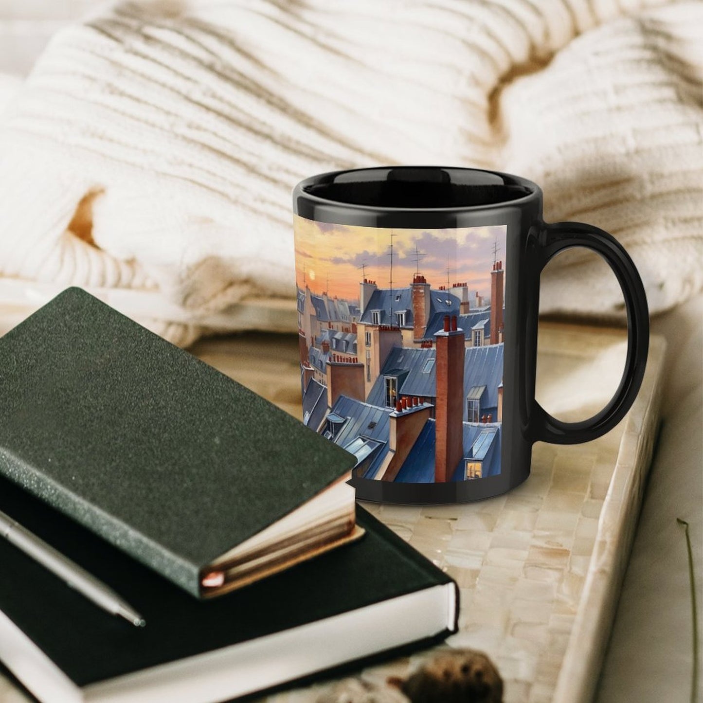 Tazza nera di design