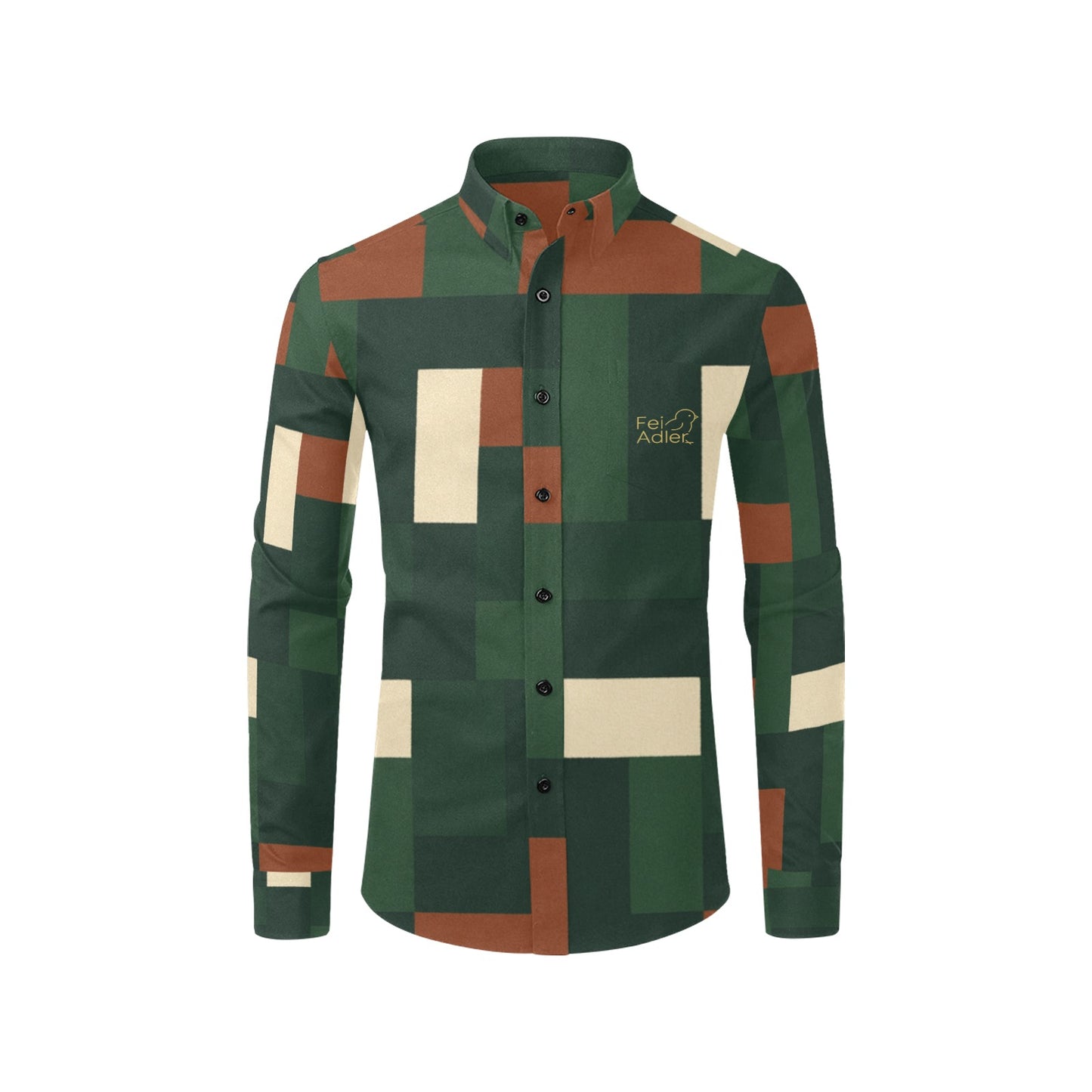 Men's All Over Print Long Sleeve Shirt(Model T61)