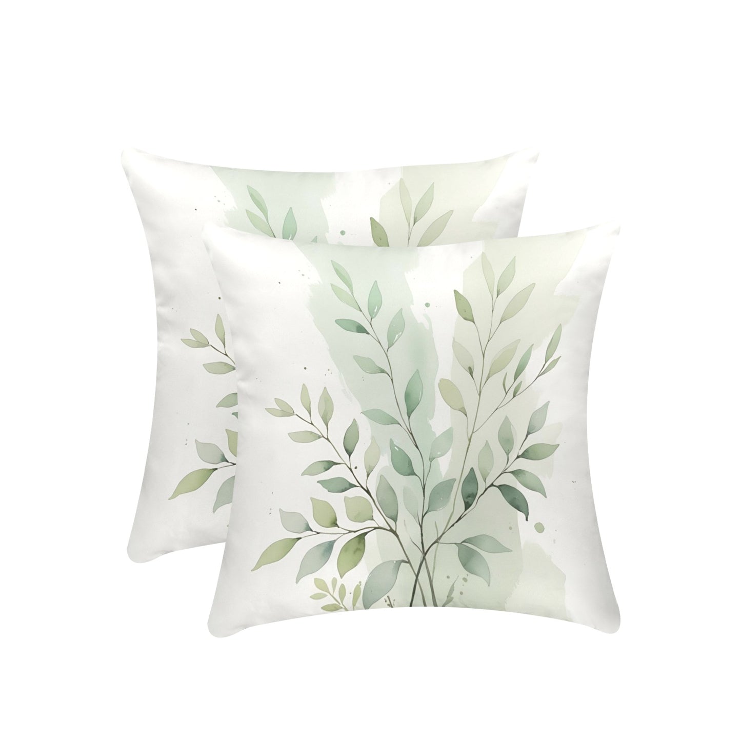 127 (2) Peach Skin Pillowcase 16"x16"(One Side Printing)(2 Pack)