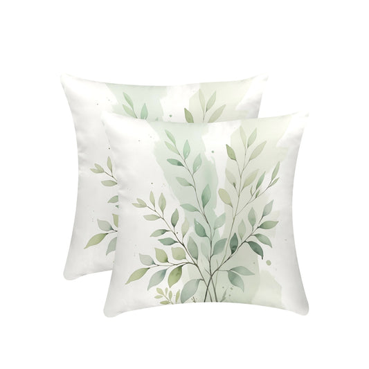 127 (2) Peach Skin Pillowcase 16"x16"(One Side Printing)(2 Pack)