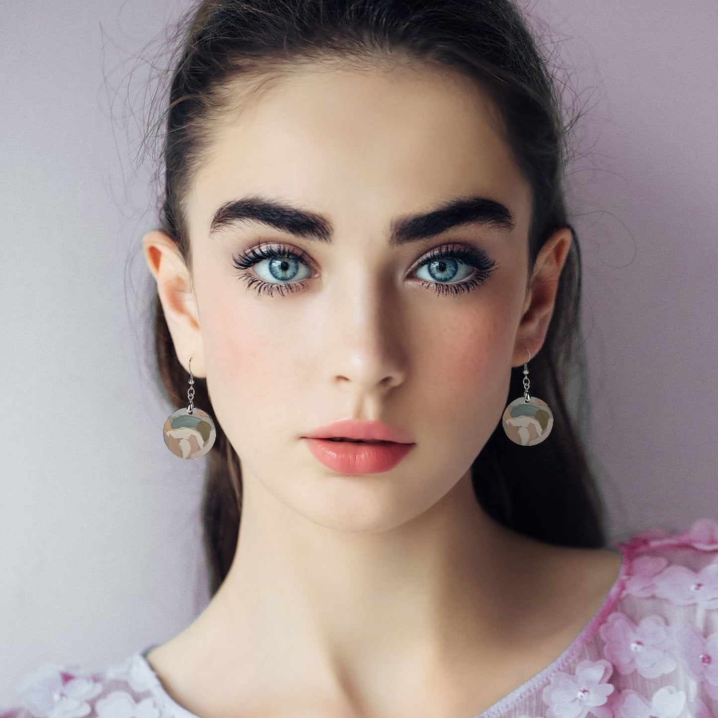 Design Wooden Earrings Pendant