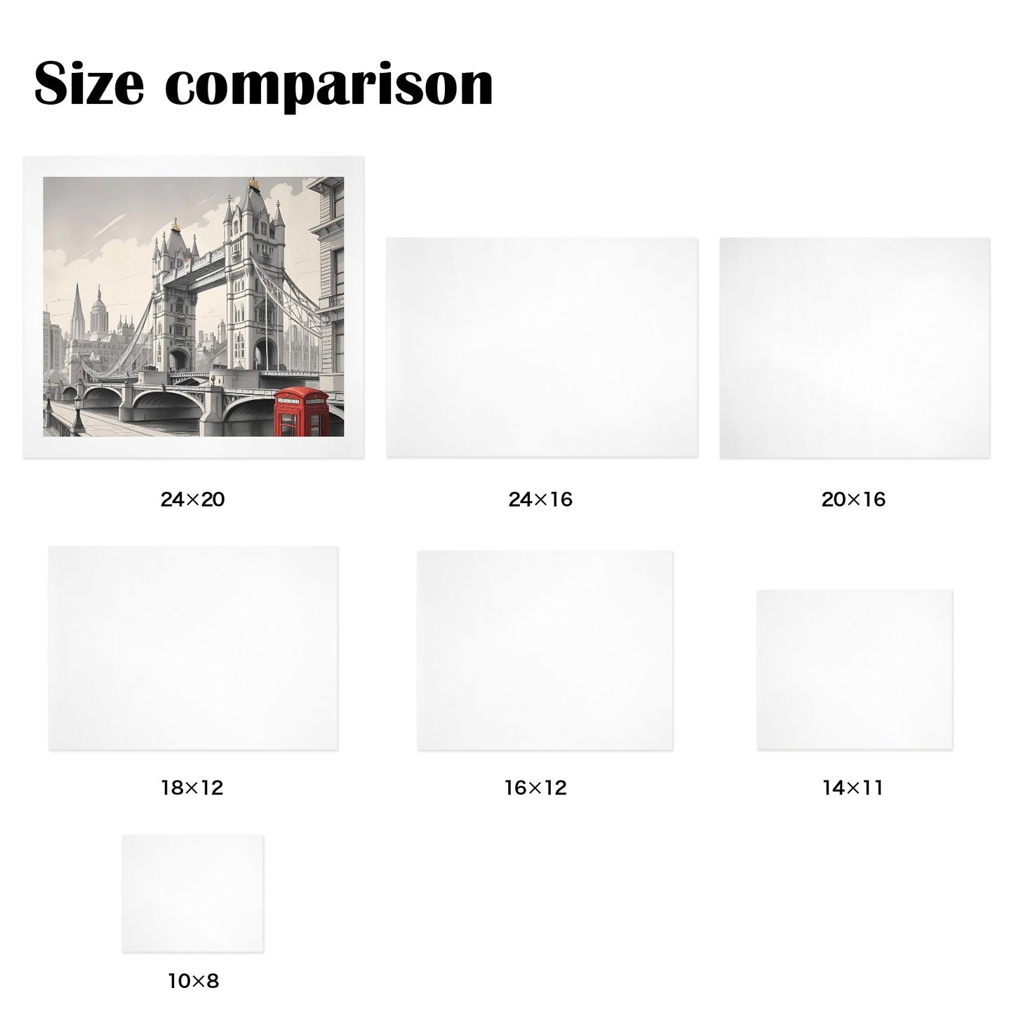 4 Art Print 24"x20" (Pack of 3) (Customizable Separately)