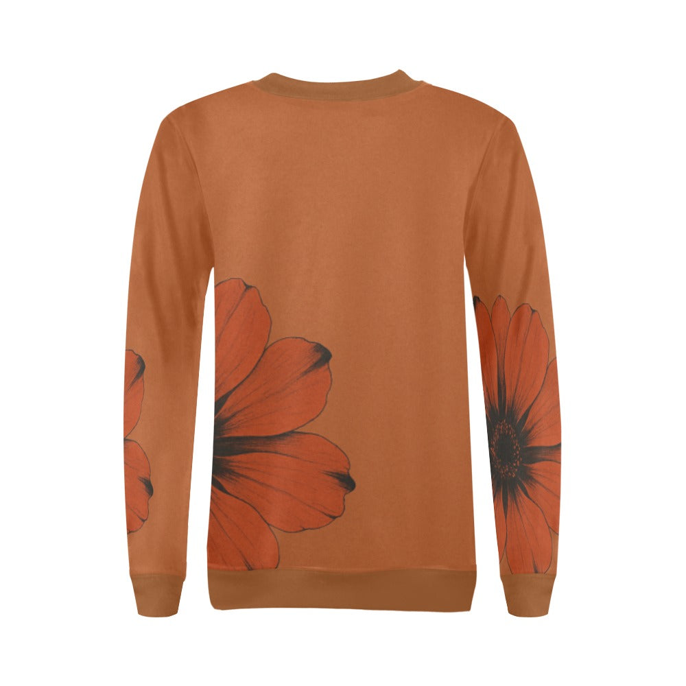 Women's All Over Print Sweatshirt (Model H18)