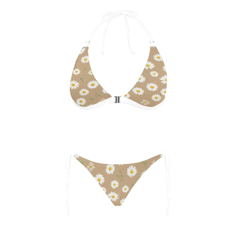 64 (2) Sexy Halter Bikini Swimsuit (Front Buckle) (Model S08)