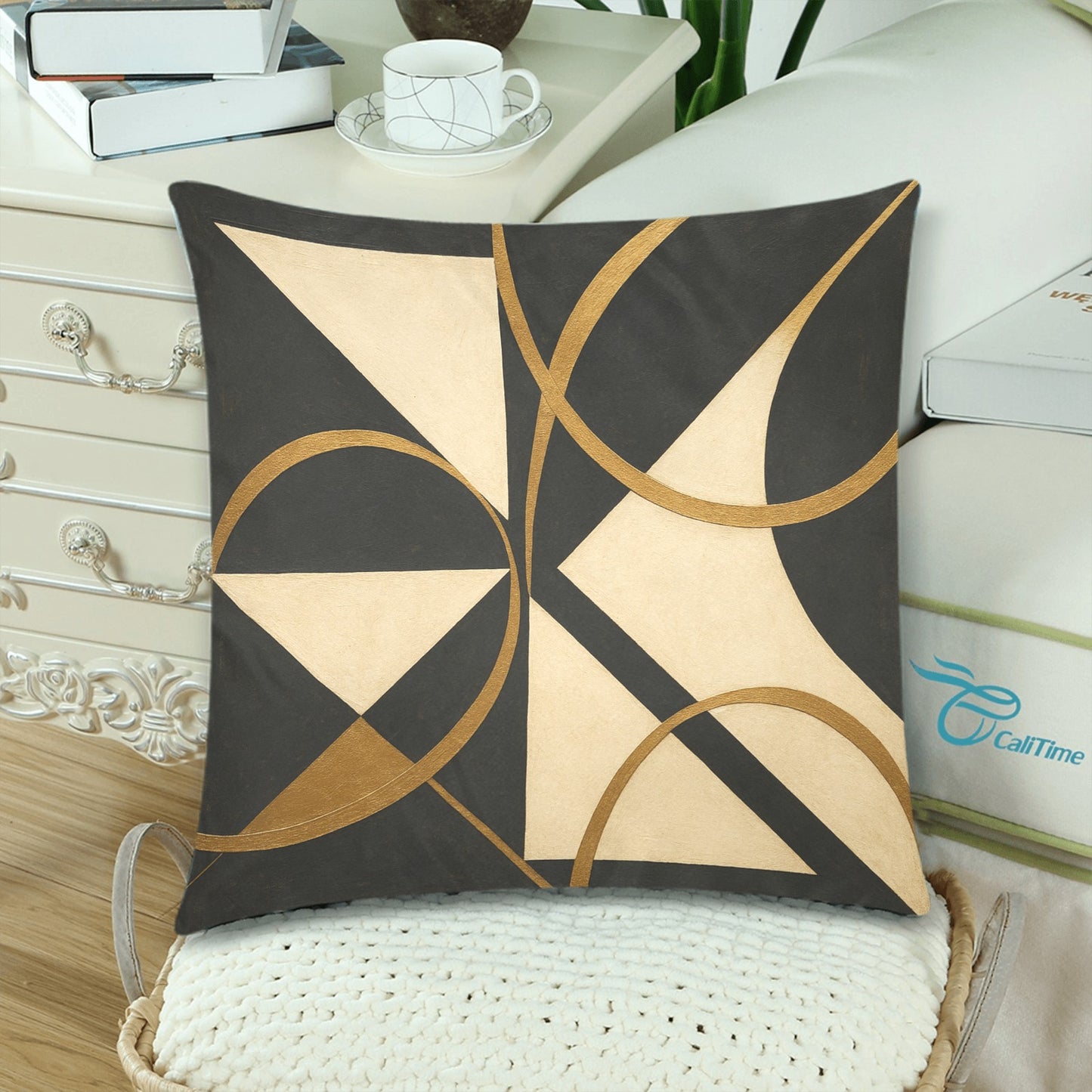 Throw Pillow Cover 18"x 18" (Twin Sides) (Set of 2)