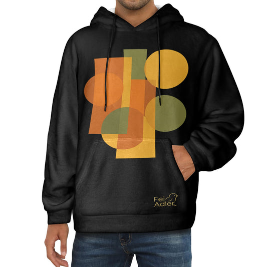 Men's Flannel Hoodie (Model H63)