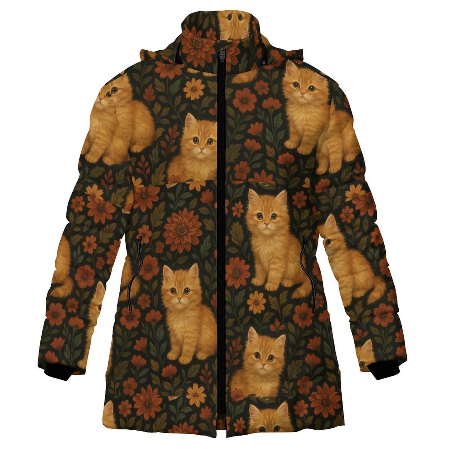 Design Women's Hooded Puffer Coat