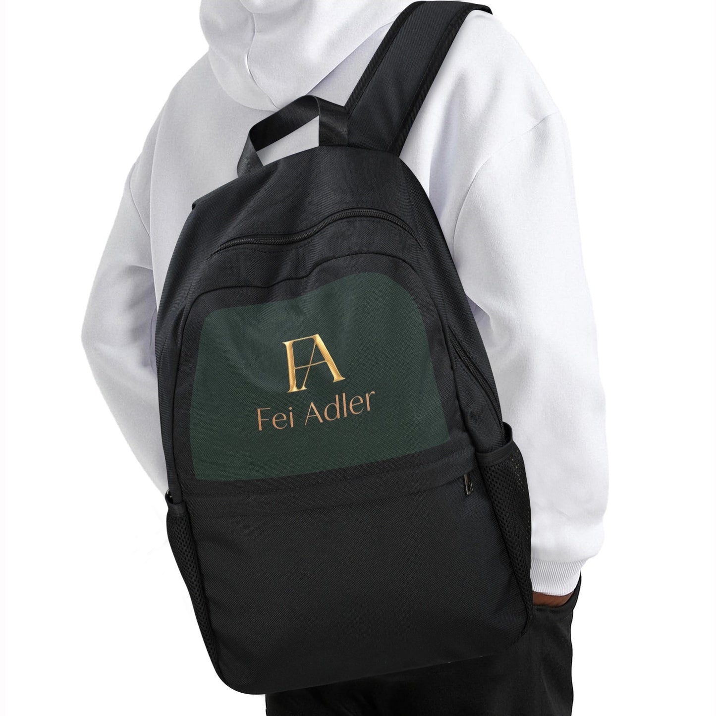 Casual Backpack(Upper Part Printing)(Model 1753)(Made in Queens)