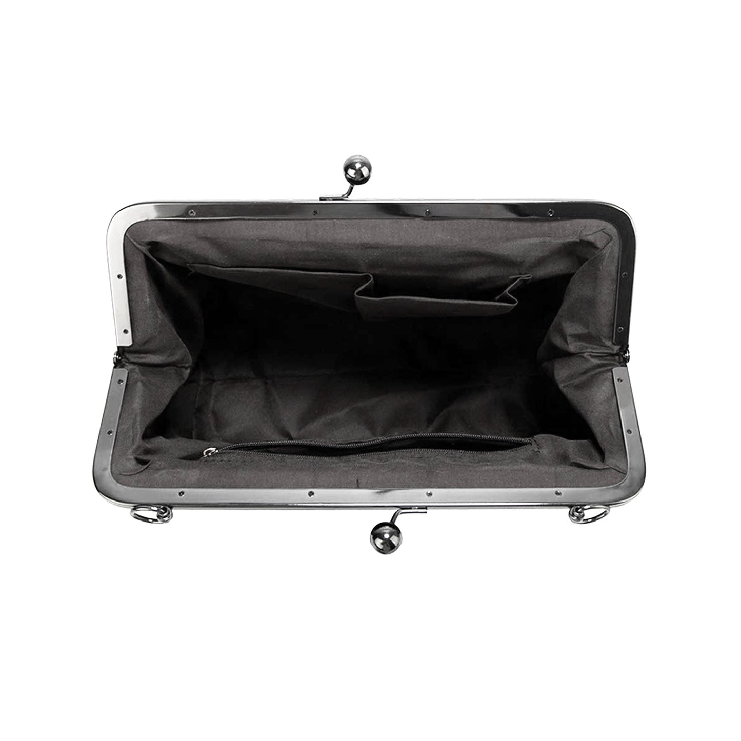 98 (2) Kisslock Crossbody Shoulder Bag(Model 1752)