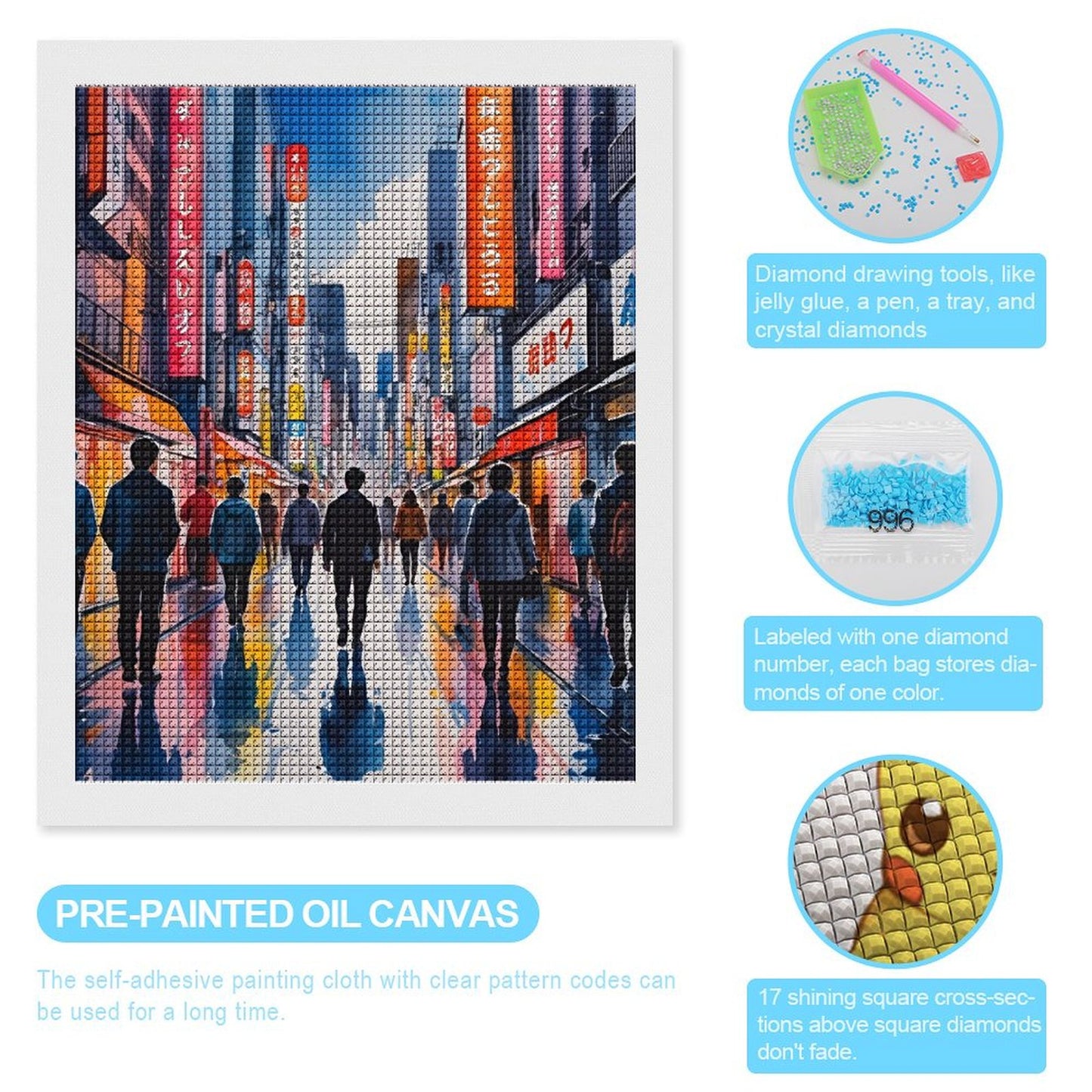 Design Diamond Painting 16"×20"(Vertical)