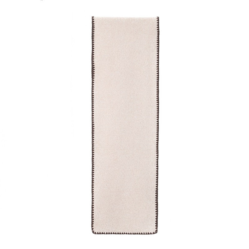 Sciarpa casual in tinta unita, double-face