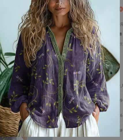 Camicia casual floreale