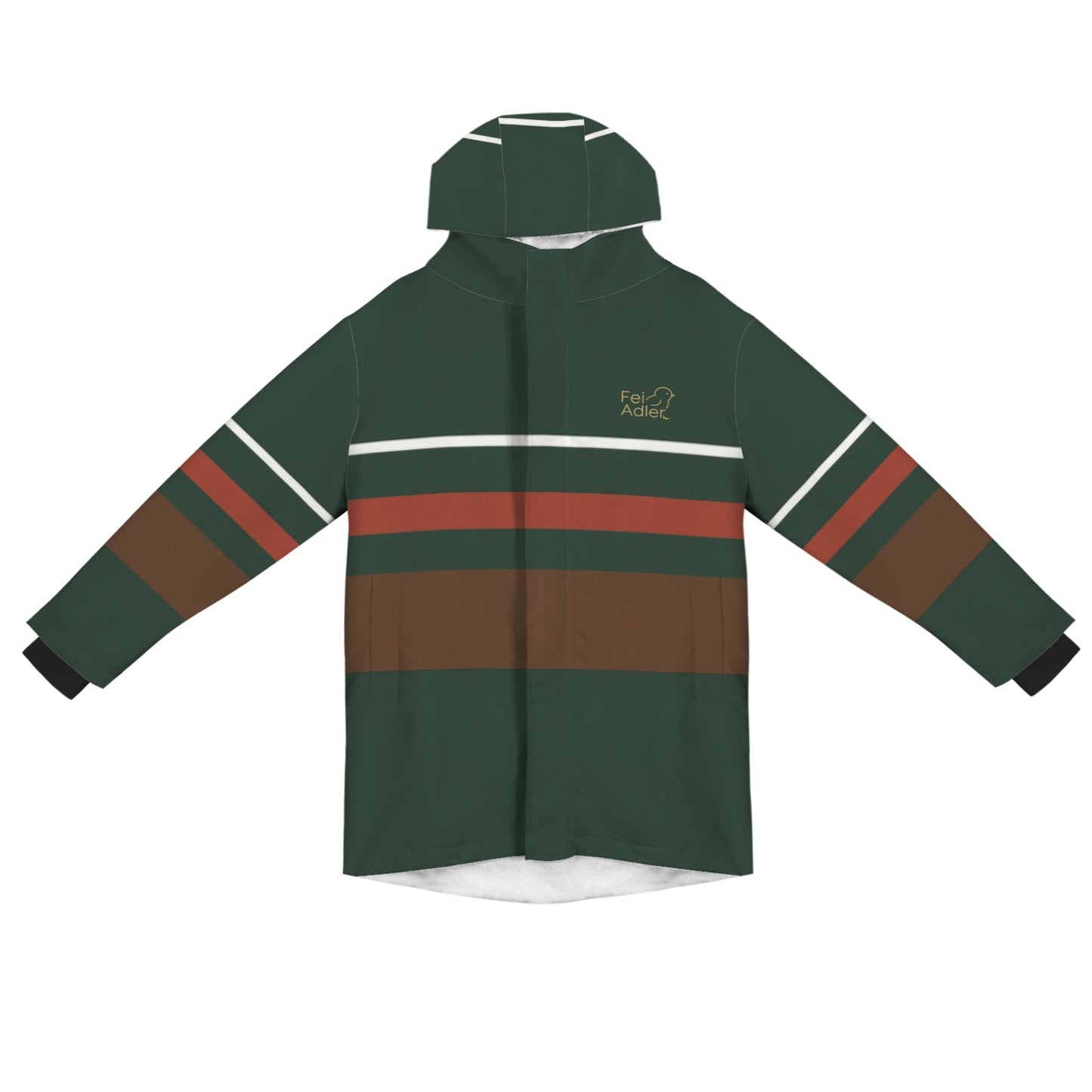 Men's Mid-length Fleece-lined Jacket(Model H69)