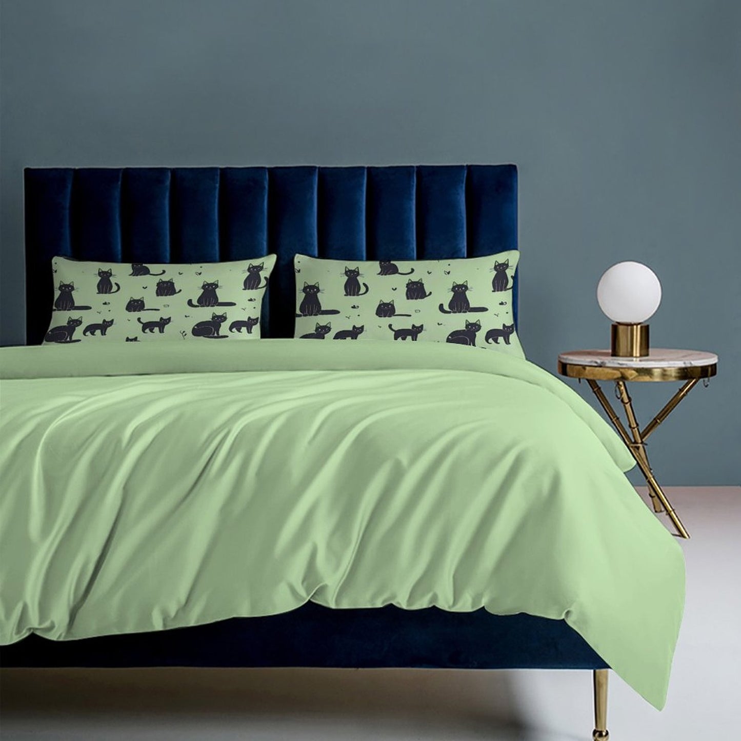 Design 3-Piece Bedding Set (1 Duvet Cover + 2 Pillow Shams) – 79"×90"