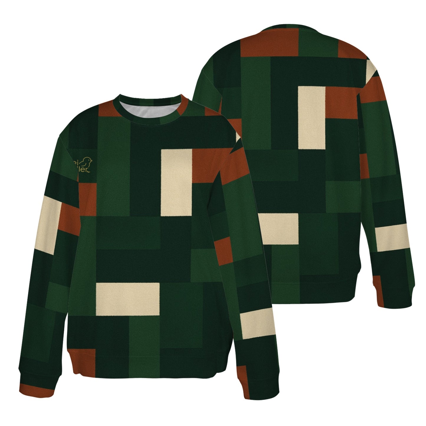 All Over Print Sweater(Large Size）
