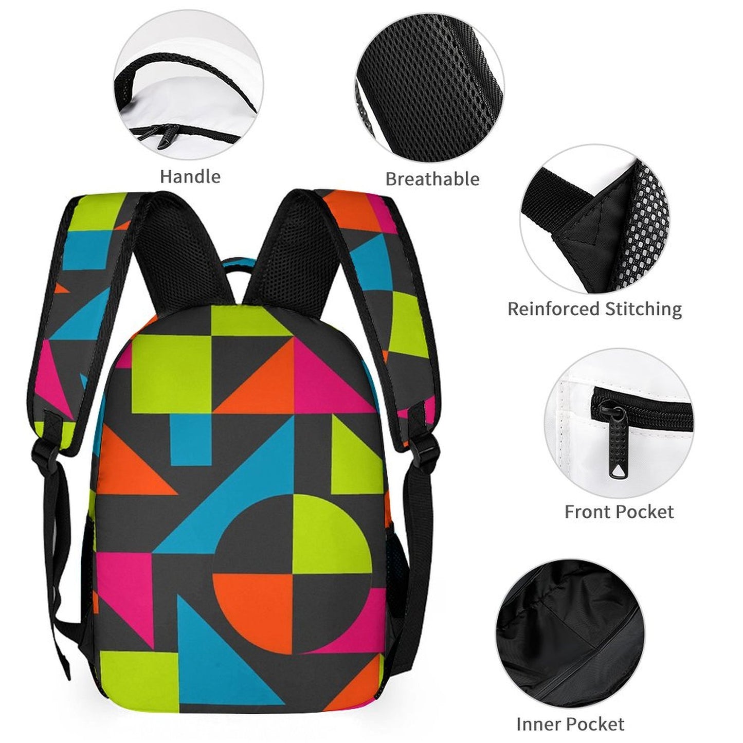 Design All Over Print 3-in-1 Backpack Combo Set