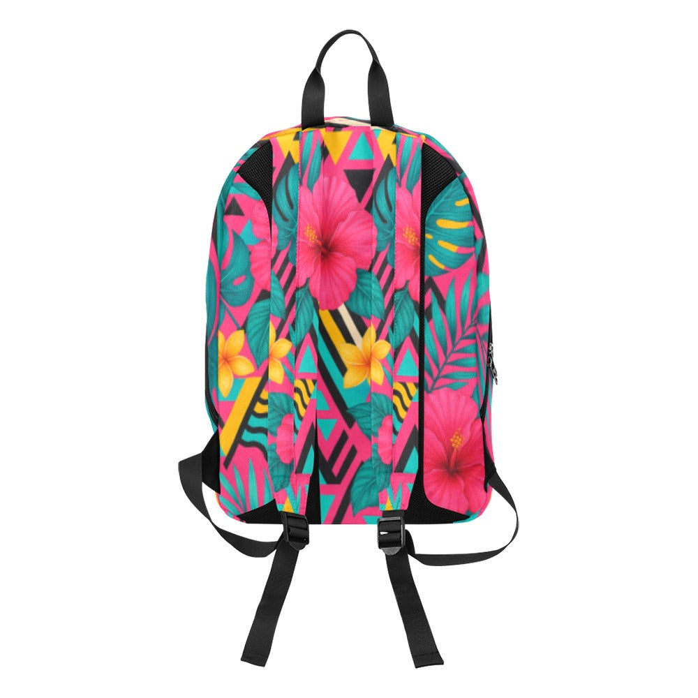 Tropical Geometric Travel Backpack(Large Capacity)(Model 1691)